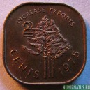 Монета 1 цент, 1975, Свазиленд