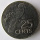 Монета 25 центов, 1977, Сейшелы
