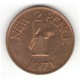 Монета 2  пенса, 1977-1981, Гернси