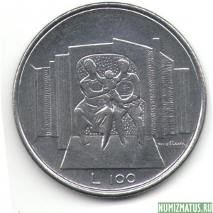 Монета 100 лир, 1976 , Сан Марино