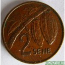 Монета 1 сен, 1974- 1996 Самоа