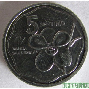 Монета 5 сантимов, 1983-1992, Филиппины
