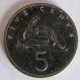 Монета 25 центов,1991-1994, Ямайка 