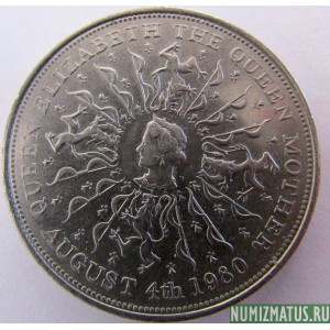 Монета 25 пенсов, 1980, Великобритания