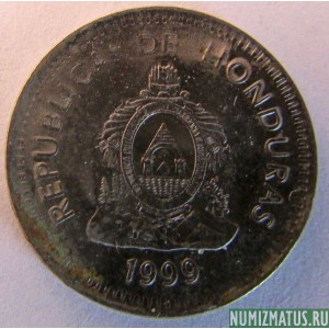 Монета 20 центаво, 1995-2012, Гондурас