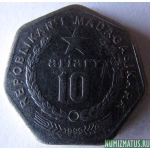 Монета 10 ариари , 1999, Мадагаскар