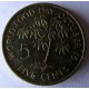 Монета 5 центов, 1981, Сейшелы