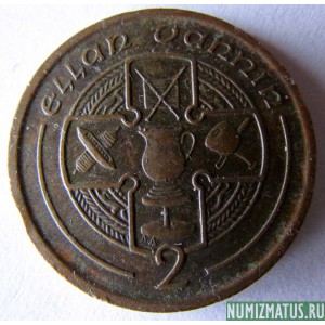 Монета  2  пенса, 1988-1995, Остров Мэн