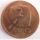 Монета 2 цента, 1990-2005, Фиджи