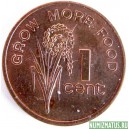 Монета 1 цент, 1986(c)-1987(c), Фиджи