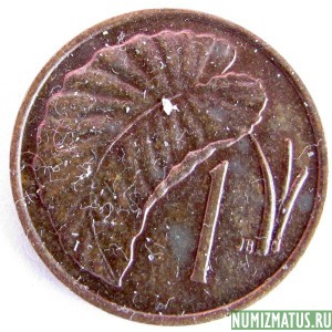 Монета 1 цент, 1972-1983, Острова Кука