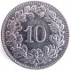 Монета 10 раппен, 1932-1939, Швейцария (магнитится)