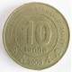 Монета 10 тенге, 2009, Туркменистан