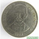Монета 5 центавос, 1976, Доминиканская республика