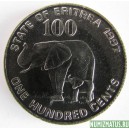 Монета 50 ценов, 1997 , Эритрея