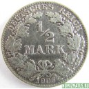 Монета 25 пфенниг, 1909-1912, Германская Империя