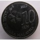 Монета 10 сен, 1989-2011,  Малазия