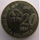 Монета 10 сен, 2011-2015,  Малазия