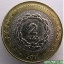 Монета 1 песо, 1994-2010, Аргентина