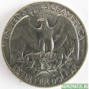 Монета 25 центов, 1977-1998, США