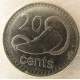 Монета 20 центов, 1990-2000, Фиджи