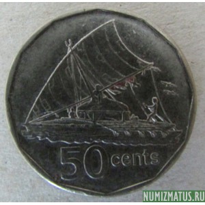 Монета 50 центов, 2009-2010, Фиджи