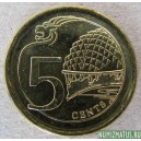 Монета 10 центов, 2013-2015, Сингапур