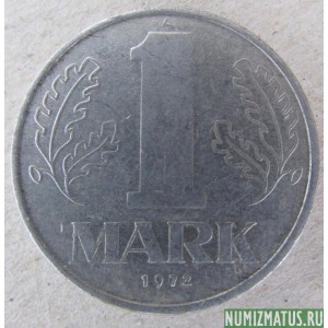 Монета 1 марка, 1972, ГДР