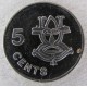 Монета 5 центов, 1993-2005, Соломоновы Острова