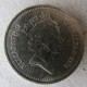 Монета 10 пенсов, 1988-1991, Гибралтар