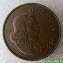 Монета 2 цента, 1965-1969, ЮАР "SUID-AFRIKA"