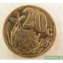 Монета 20 центов, 2007, ЮАР