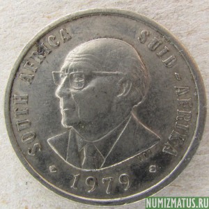 Монета 10 центов, 1979, ЮАР