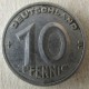 Монета 10 пфенингов, 1952 А/E-1953 А/Е, ГДР