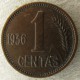Монета 1 лит, 1925, Литва