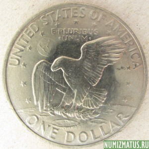 Монета 1 доллар, 1971-1978, США