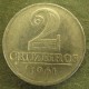 Монета 2 крузейро, 1957-1961, Бразилия