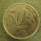 Монета 50 центавос, 1998- 2001, Бразилия