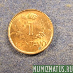 Монета 1 центаво, 1967-1978, Колумбия (магнитная)