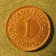 Монета  1 цент, 1987, Маврикий