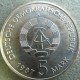 Монета 5 марок, 1987, ГДР