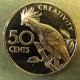 Монета 50 центов, 1976-1980, Гайана