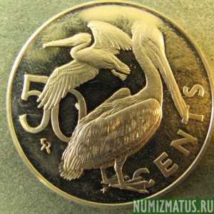 Монета 50 центов, 1973-1984, Виргинские острова