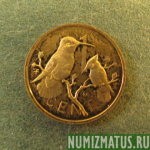 Монета 1 цент, 1973-1984, Виргинские острова