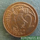 Монета 2 цента, 1986-1988, Новая Зеландия