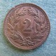 Монета 2 раппен, 1902 B-1931 B, Швейцария