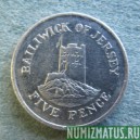 Монета 5  пенсов, 1998, Джерси