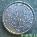 Монета 1 франк, 1948 (а) , Французкая Экваториальная Африка