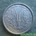 Монета 1 франк, 1948 и 1955, Западная Французкая  Африка