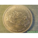 Монета 25  пенсов, ND (1977) , Гернси